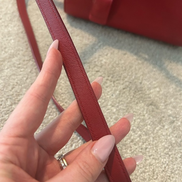 Saint Laurent red sac de jour - Picture 3 of 10